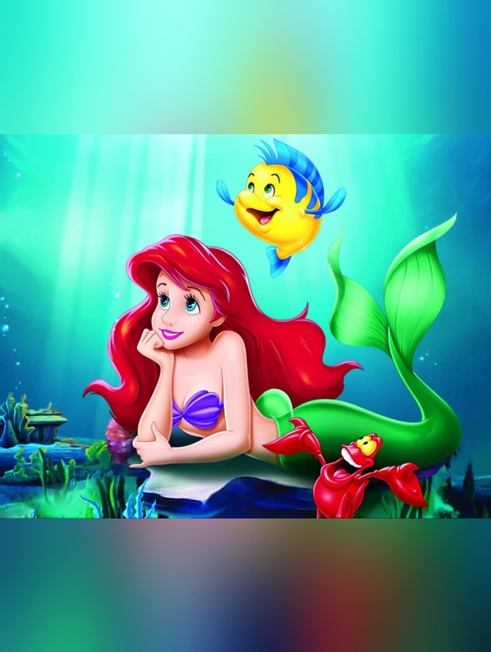 Custom Little Mermaid Fridge Magnet